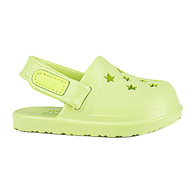 Сабо детские для девочки и мальчика Kapika 81131-2 зеленые 1